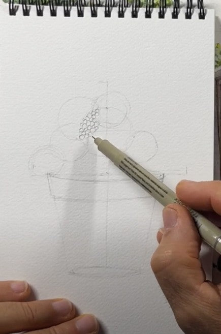 Hydrangea Flower Pot - Duration: 1.5hr