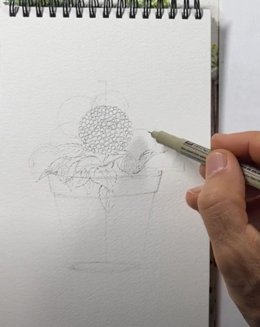 Hydrangea Flower Pot - Duration: 1.5hr