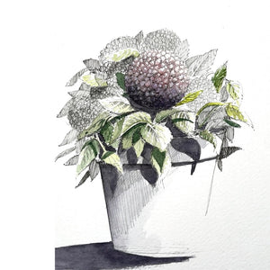 Hydrangea Flower Pot - Duration: 1.5hr.